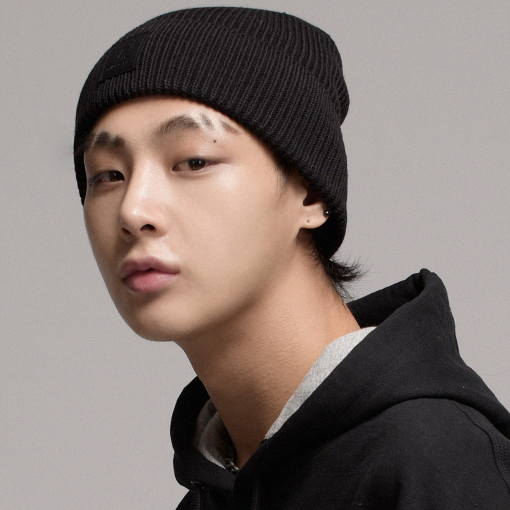캉골 니트 패치 아크릴 남자 여자 비니 와치캡