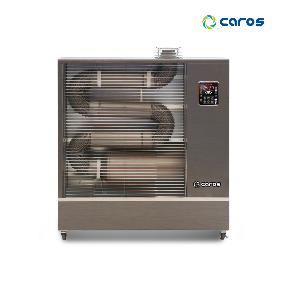 캐로스 국내생산 석유 원적외선 튜브히터 CAH-T7000 대형 등유 공장 곱창난로 돈풍기