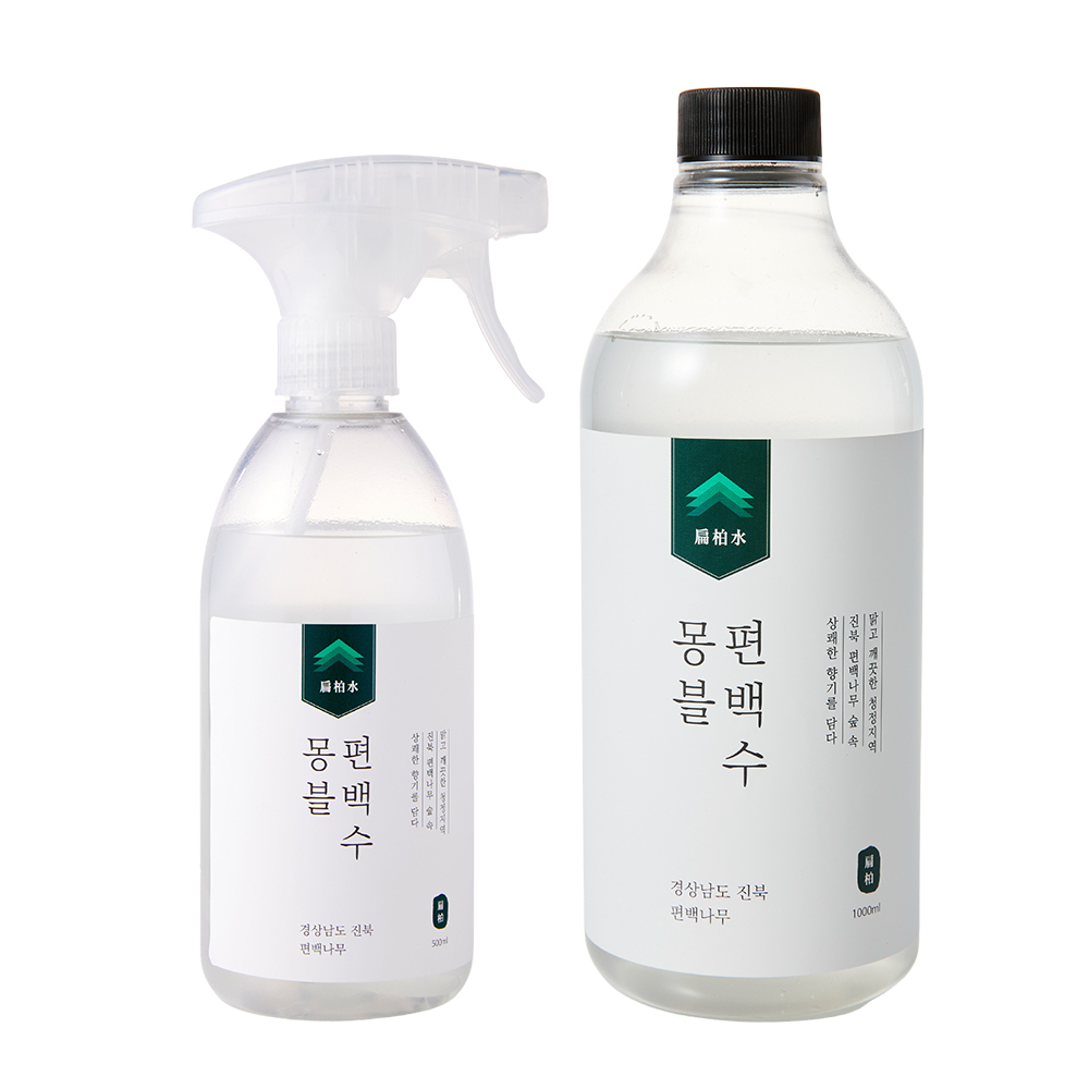 몽블 비건 편백수 피톤치드 스프레이 500ml, 1L
