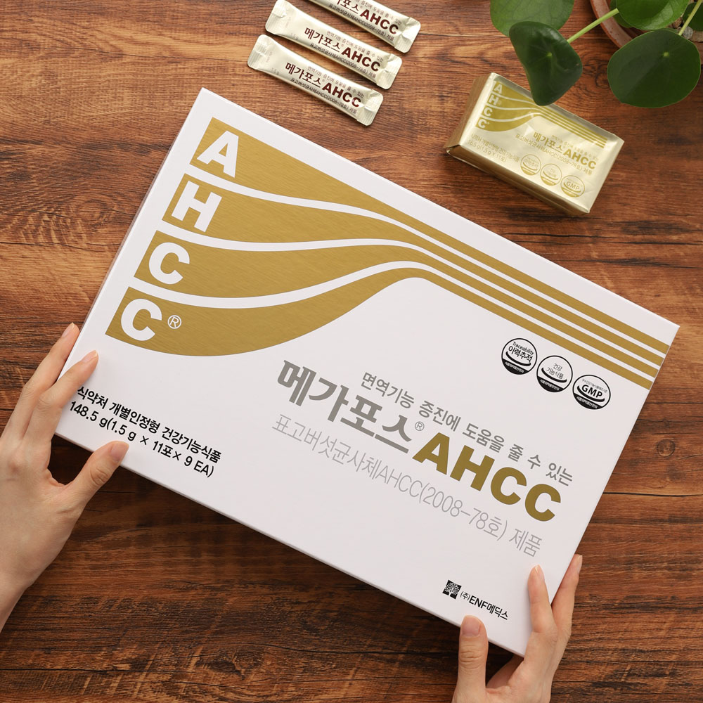 AHCC 분말 메가포스 ahcc 알파글루칸 표고버섯균사체 면역력영양제 99포, 1개 - 상세 이미지 2