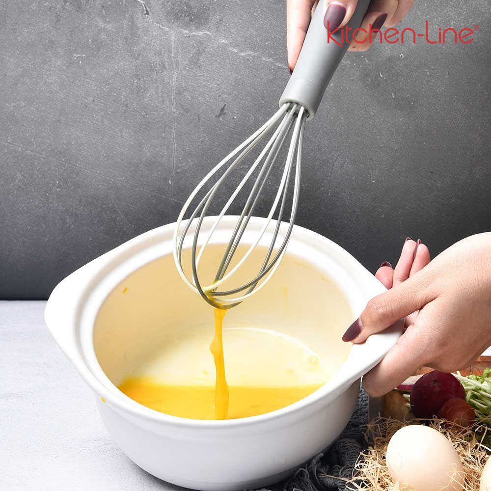 키친라인 실리콘 거품기 머랭 제빵 휘핑기 통통핸들 1P - 상세 이미지 3