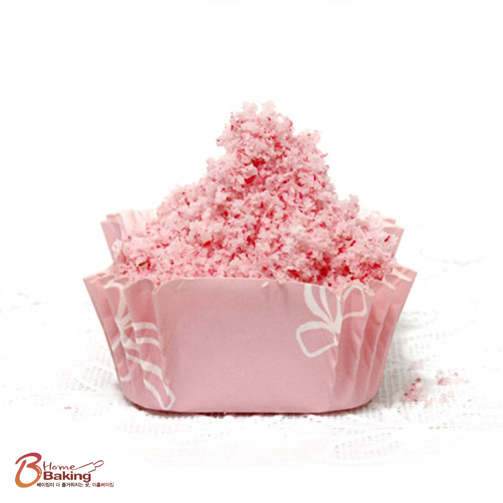 딸기향코코넛분말 50g 빼빼로만들기 파우더 토핑 막대과자만들기 경단가루 발렌타인 데이 - 상품 이미지