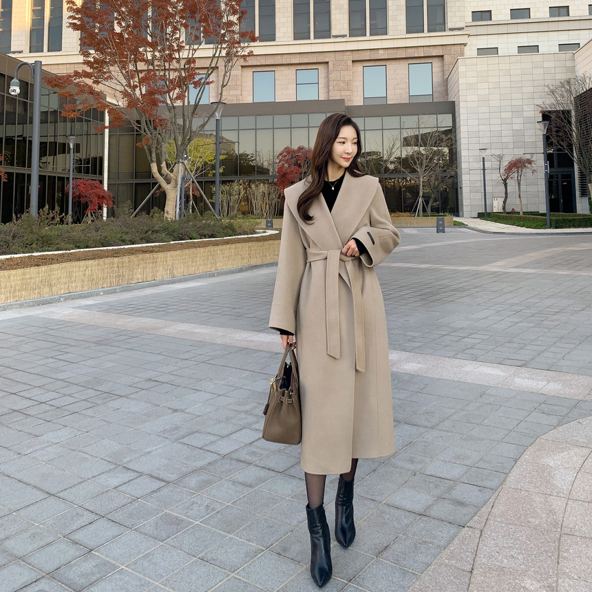 [당일발송/모델강추] 로랑 울 핸드메이드 롱 코트 상세 이미지 12