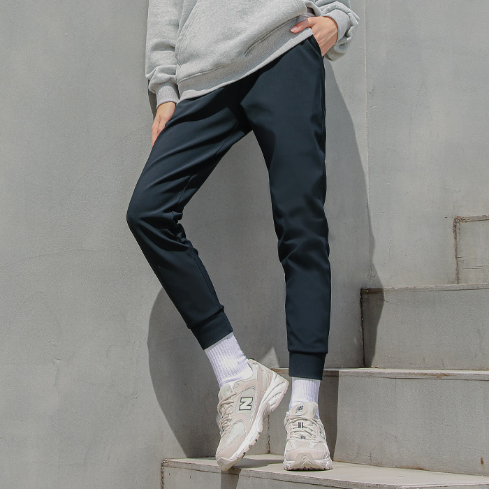 AIR 트리코트 기모 트레이닝바지 밴딩 조거 팬츠