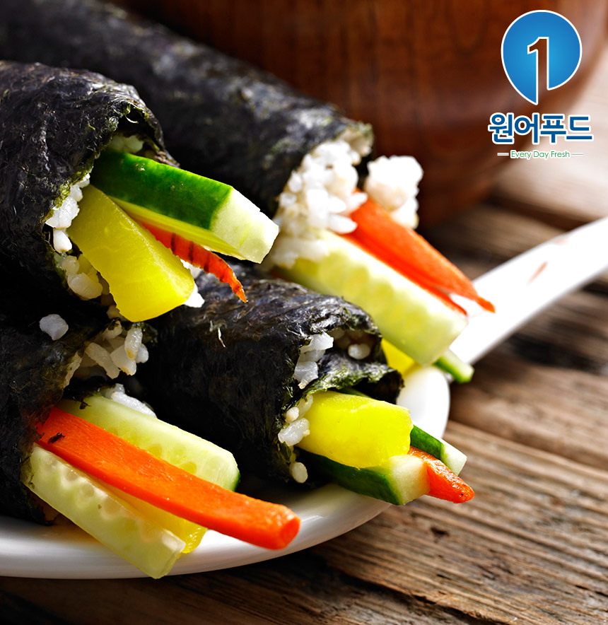 무료 원어푸드 국내산 잘터지지 않는 김밥김 100장 : 에프엘인텍
