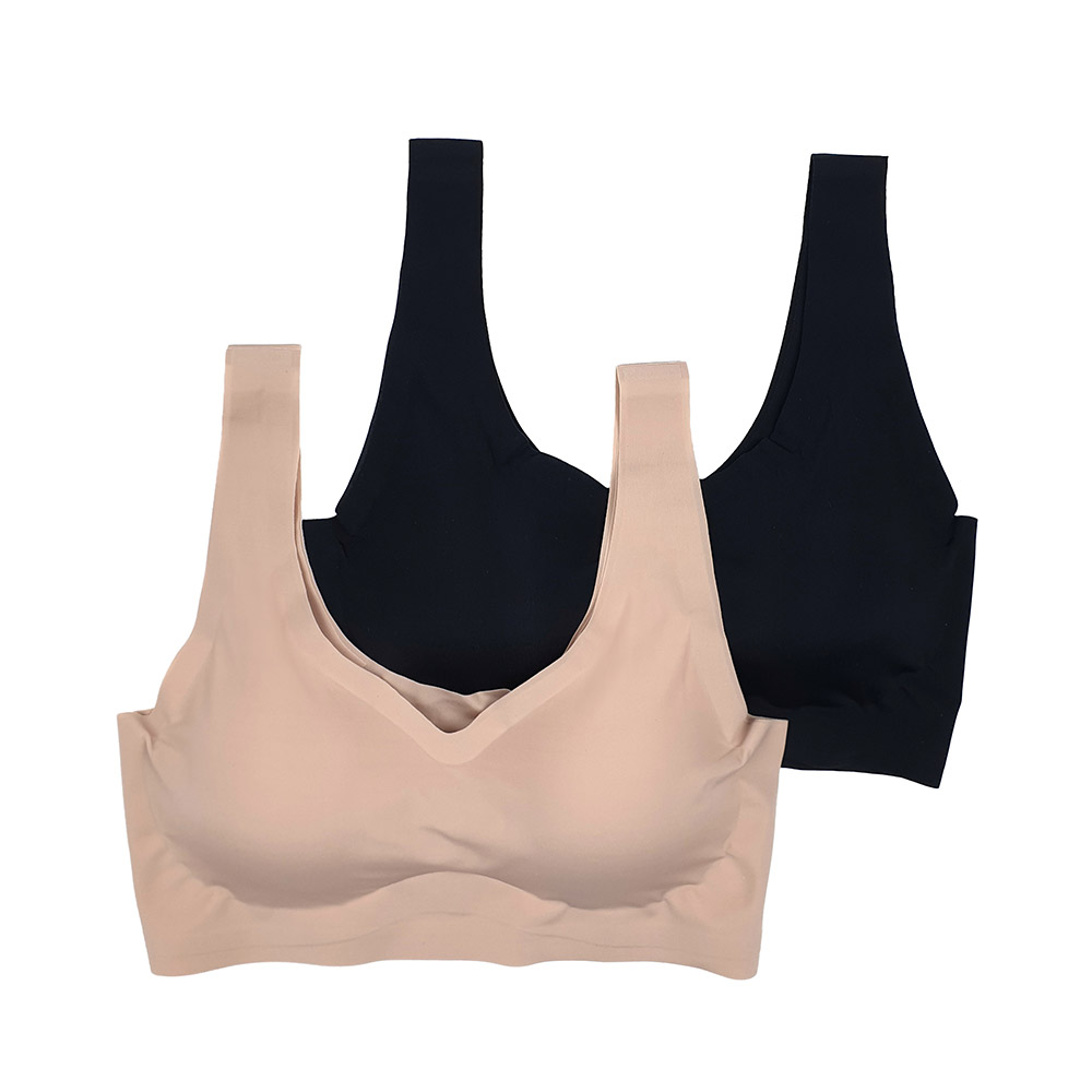 코나 국산 심리스브라 프리컷 인견 노와이어 노라인 수면 무봉제 누디브라탑BR6101 - 상세 이미지 5
