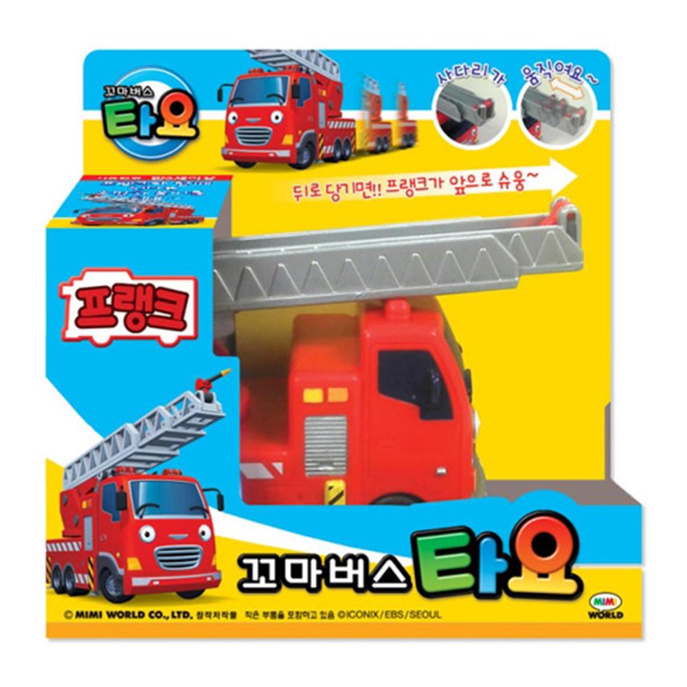 타요친구들 소방 사다리차장난감 풀백미니카 토이 119 - 상세 이미지 2