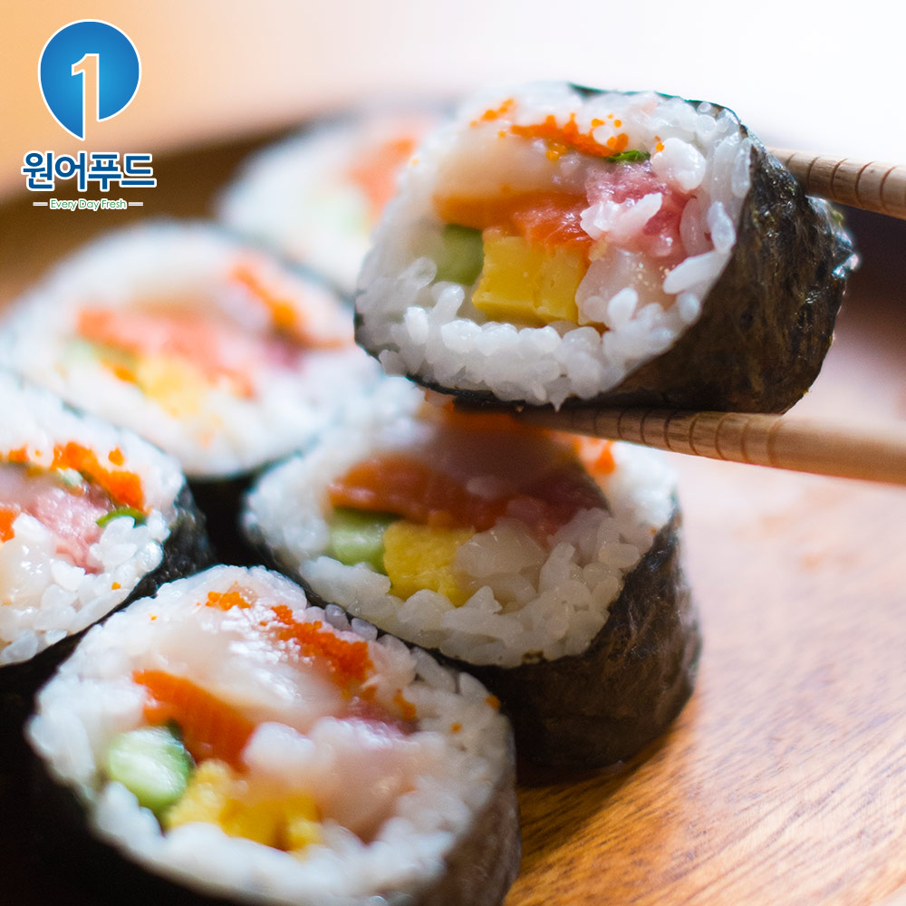 무료 원어푸드 국내산 잘터지지 않는 김밥김 100장 : 에프엘인텍
