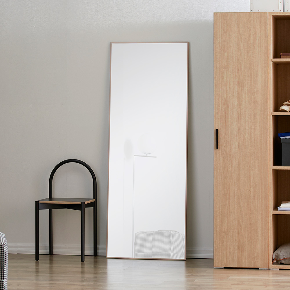 장인가구 컬렉 옷가게 피팅룸 비산방지 전신거울 600