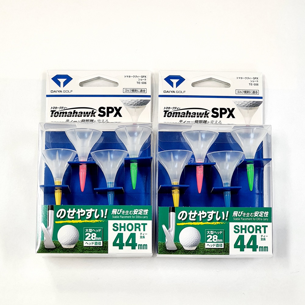 다이야골프 토마호크티 TE-506 SPX-숏 44mm 기능성골프티 (2set) 5월기획 - 상품 이미지