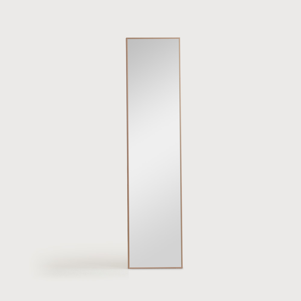 장인가구 컬렉 현관 슬림 틈새 비산방지 전신거울 400