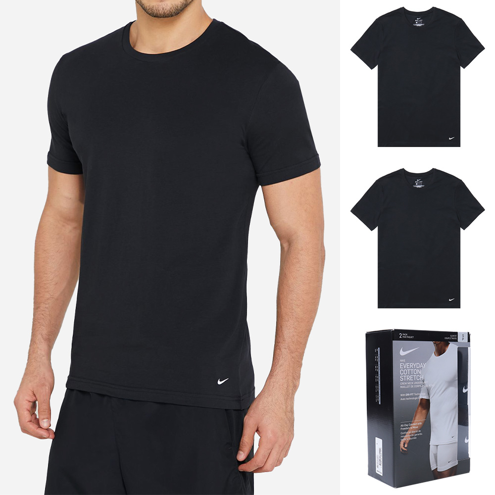 나이키 남성 코튼 반팔티 2장세트 KE1010