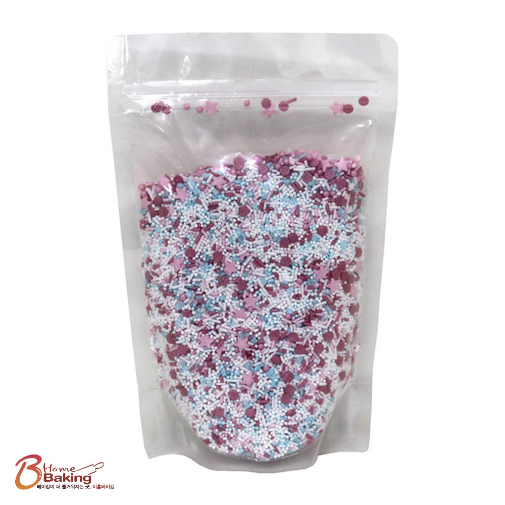 트윙클스프링클 미니구슬핑크믹스 300g 빼빼로데이 초콜릿만들기 토핑 컵케익 장식 팥빙수 - 상품 이미지