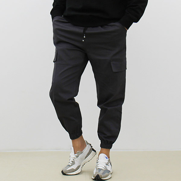 남자 와이드 포켓 조거 카고바지 - 상품 이미지