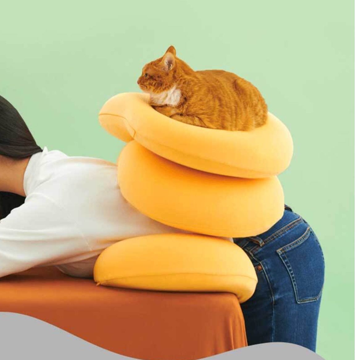 무중력베개 푹신한베개 잠솔솔 워셔블 동그란베개