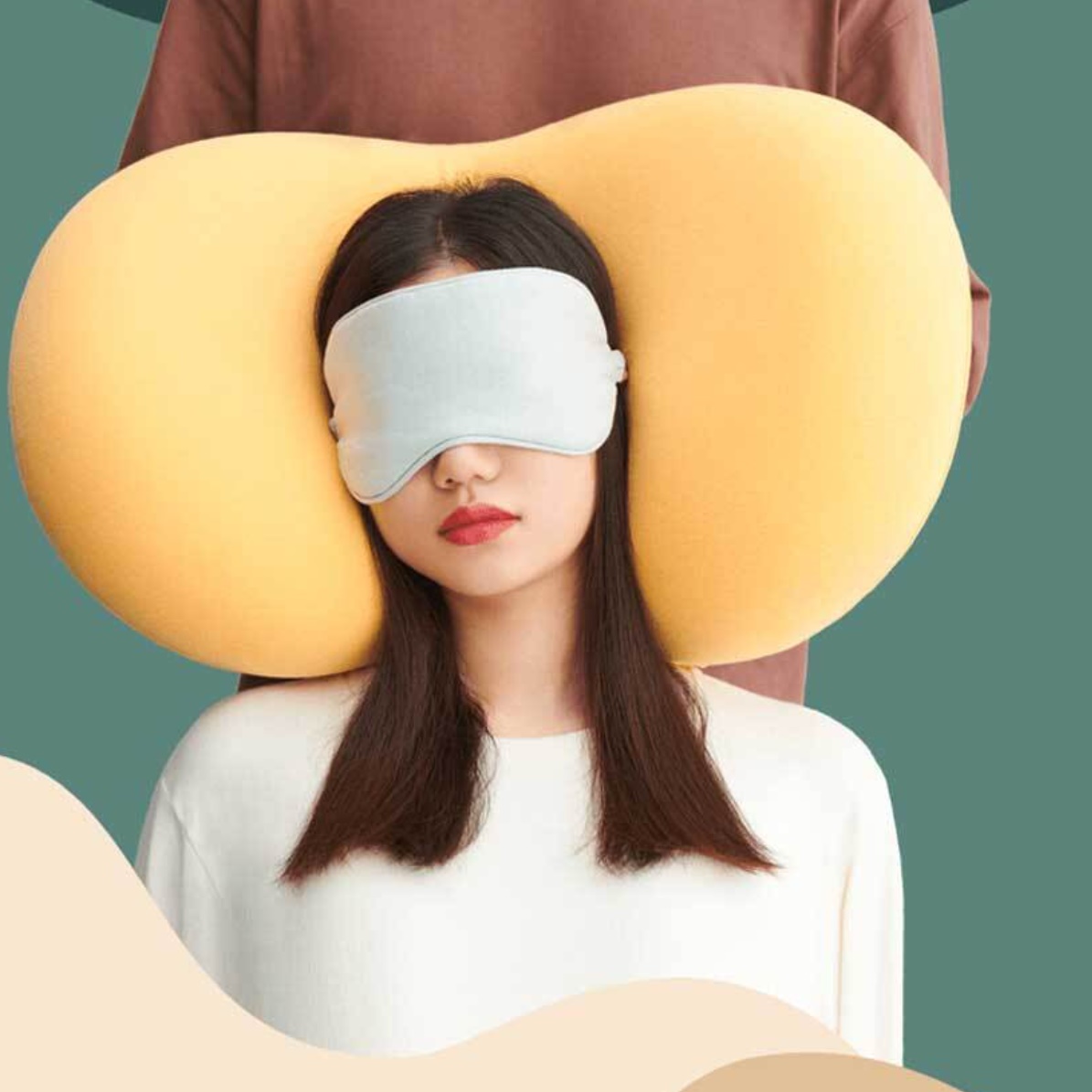 무중력베개 푹신한베개 잠솔솔 워셔블 동그란베개