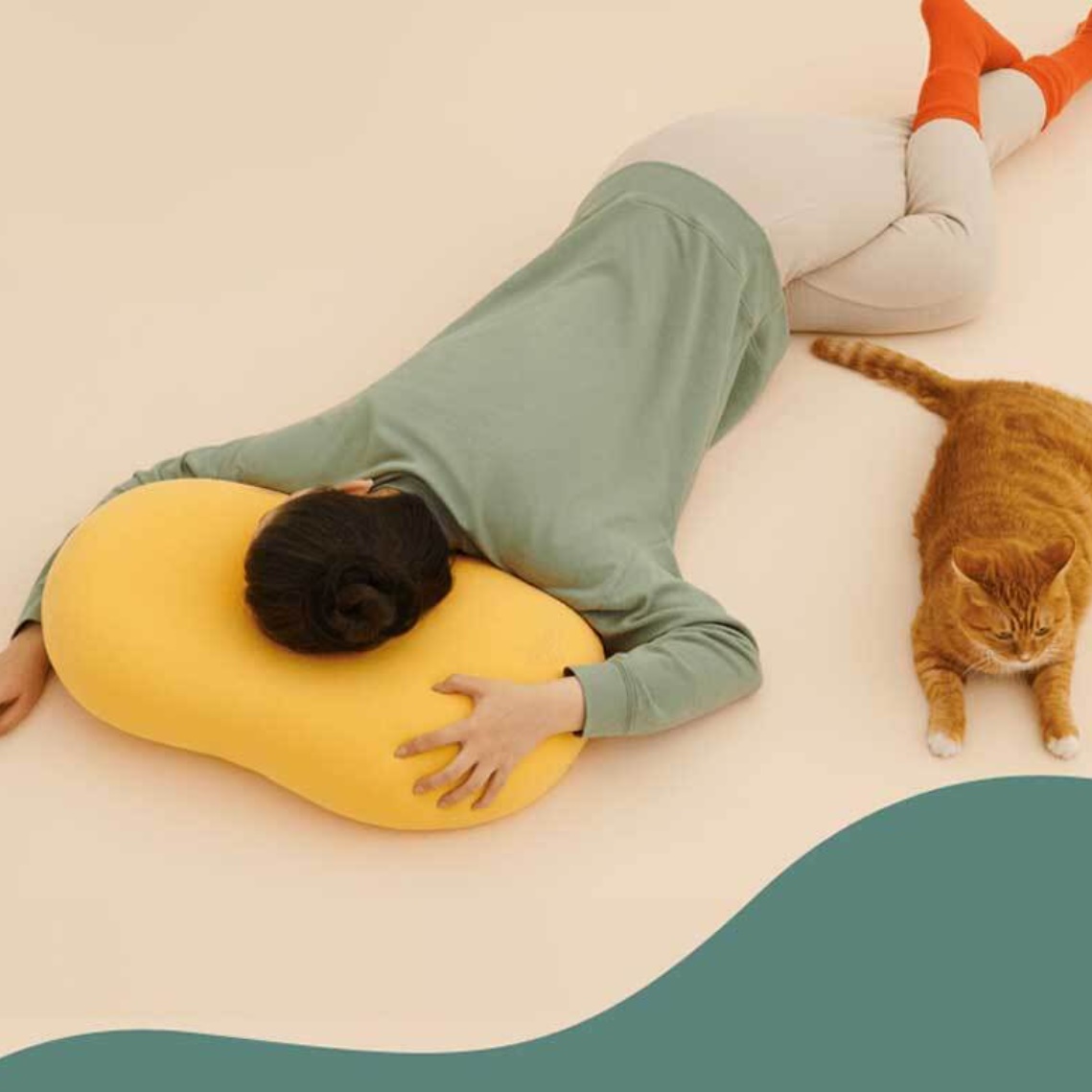 무중력베개 푹신한베개 잠솔솔 워셔블 동그란베개