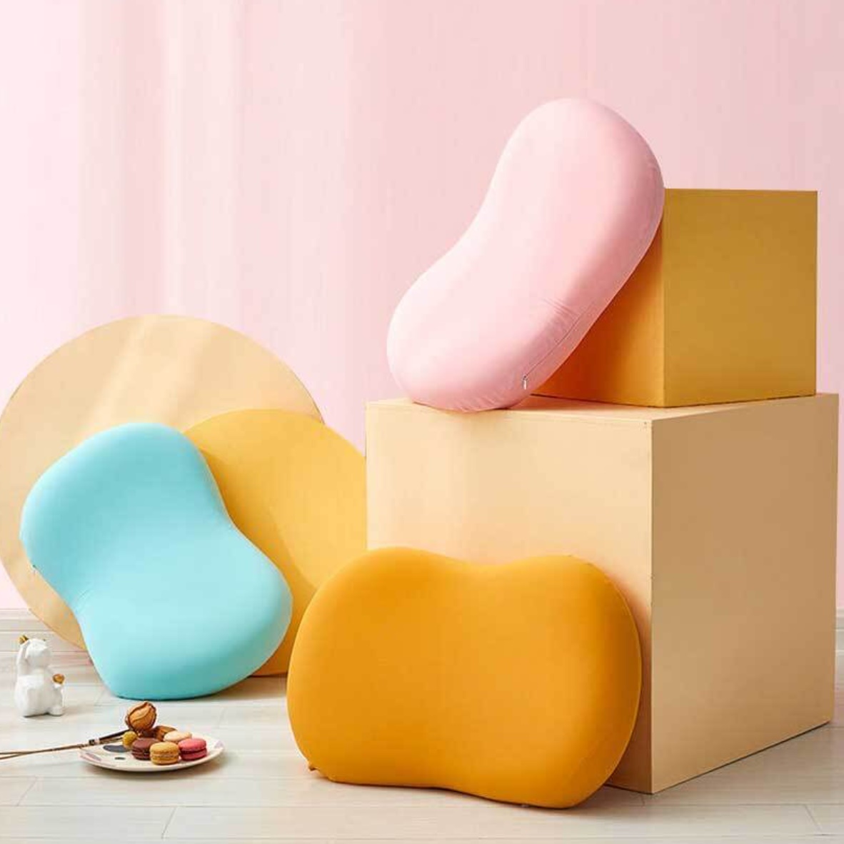 무중력베개 푹신한베개 잠솔솔 워셔블 동그란베개