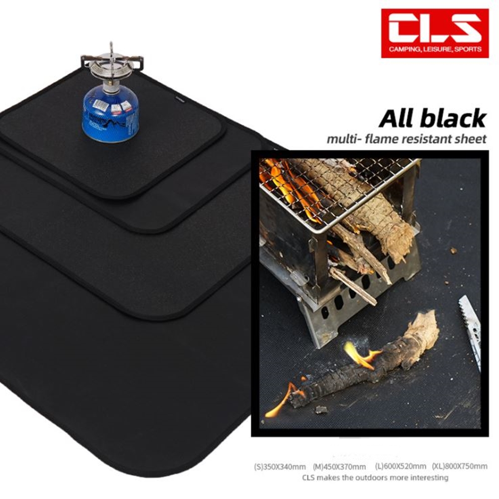 캠핑방염포 캠핑 방염매트 화로대 난로 버너 받침대 테이블 난연 방염 매트 패드 방염천