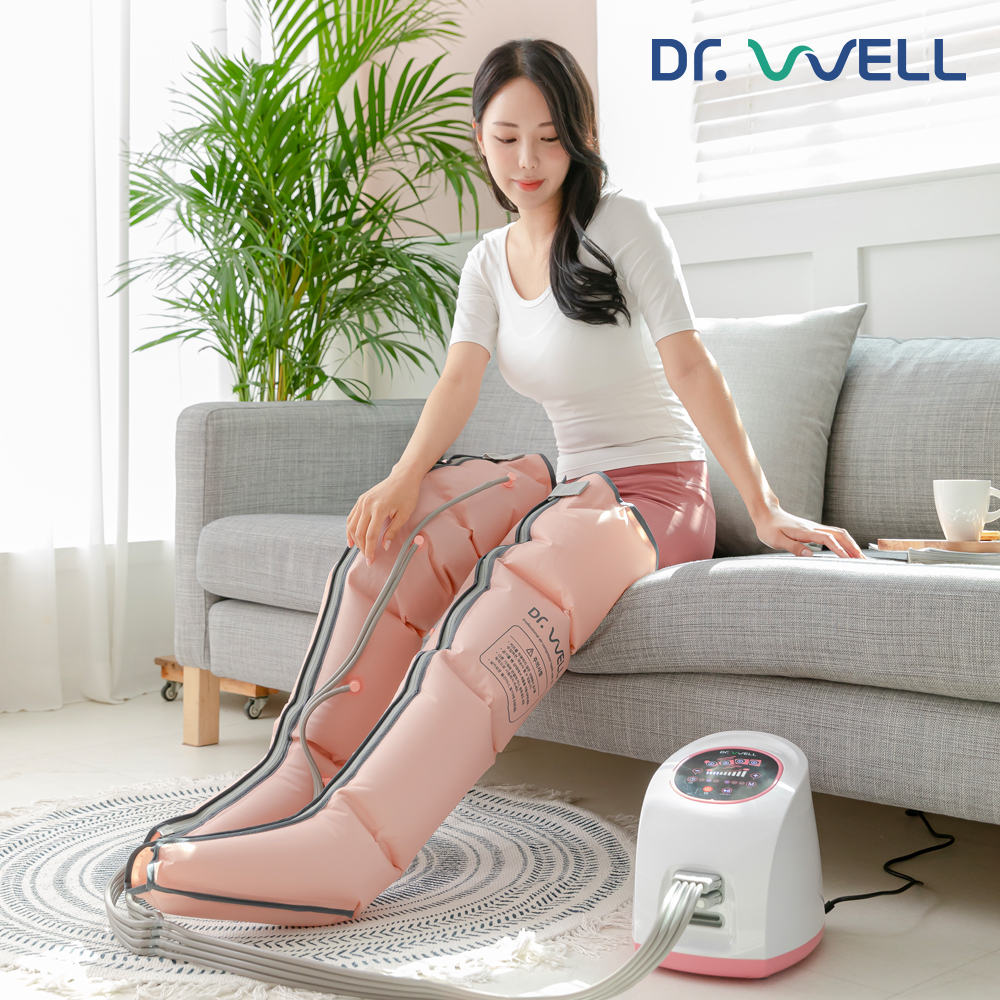 닥터웰 에어라이너 4구 공기압 마사지기 HDW-5000 (본체+다리) 제품 이미지