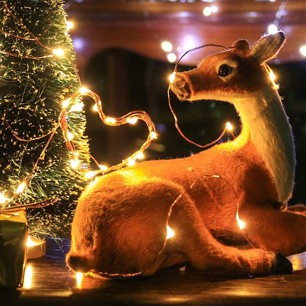 [브로키] 와이어전구 LED 줄조명 감성 캠핑전구