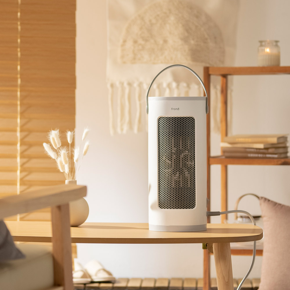 프롬비 히터팬 전기온풍기 FC189 화이트