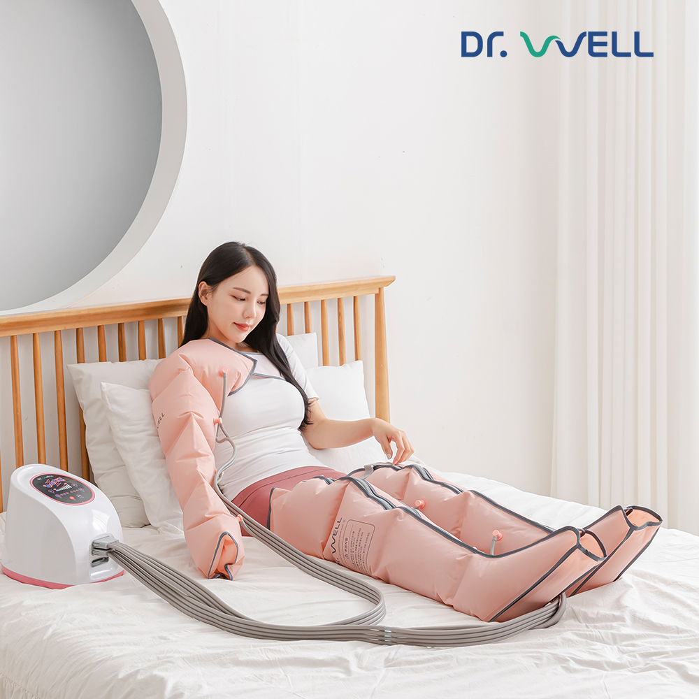 닥터웰 에어라이너 4구 공기압 마사지기 팔 세트 HDW-5000 (본체+다리+팔) - 상품 이미지