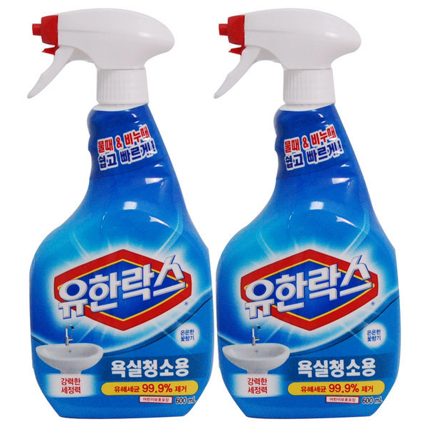 유한락스 욕실청소용 세정제 600ml+600ml (2781) - 메인 이미지