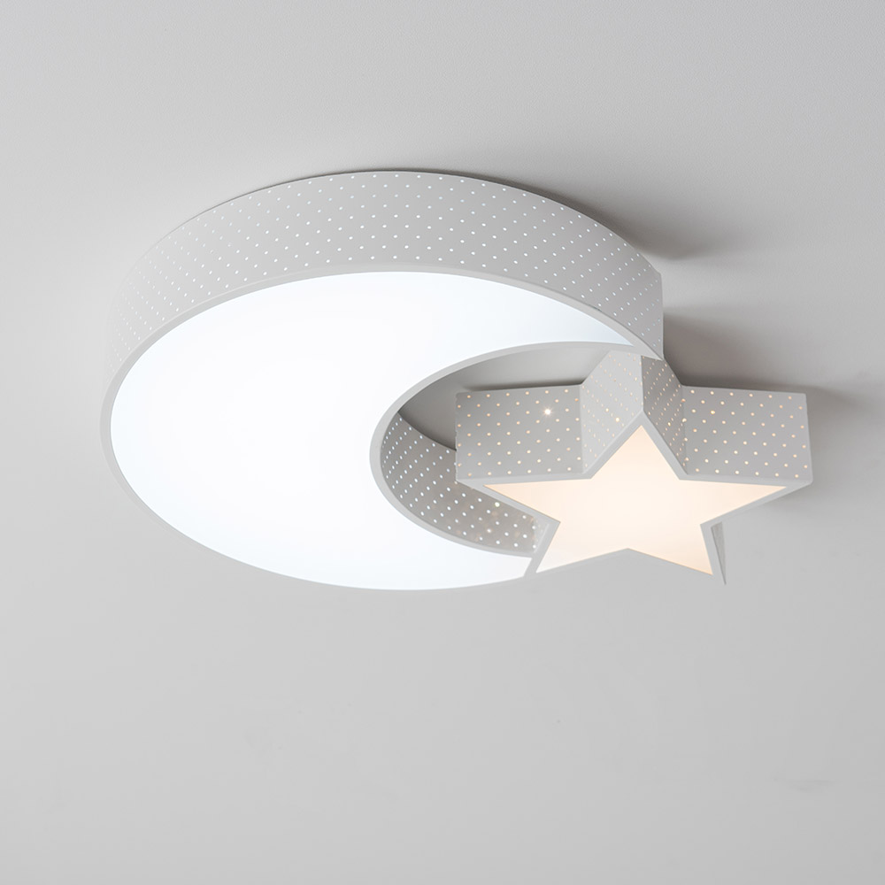LED 문스타 아이방등 50W 화이트 천장조명 - 상세 이미지 5