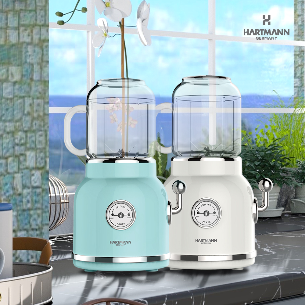 하트만 HMB-S1708M 민트 레트로믹서 블렌더 소형 미니 가정용믹서기 6중칼날 이미지 3
