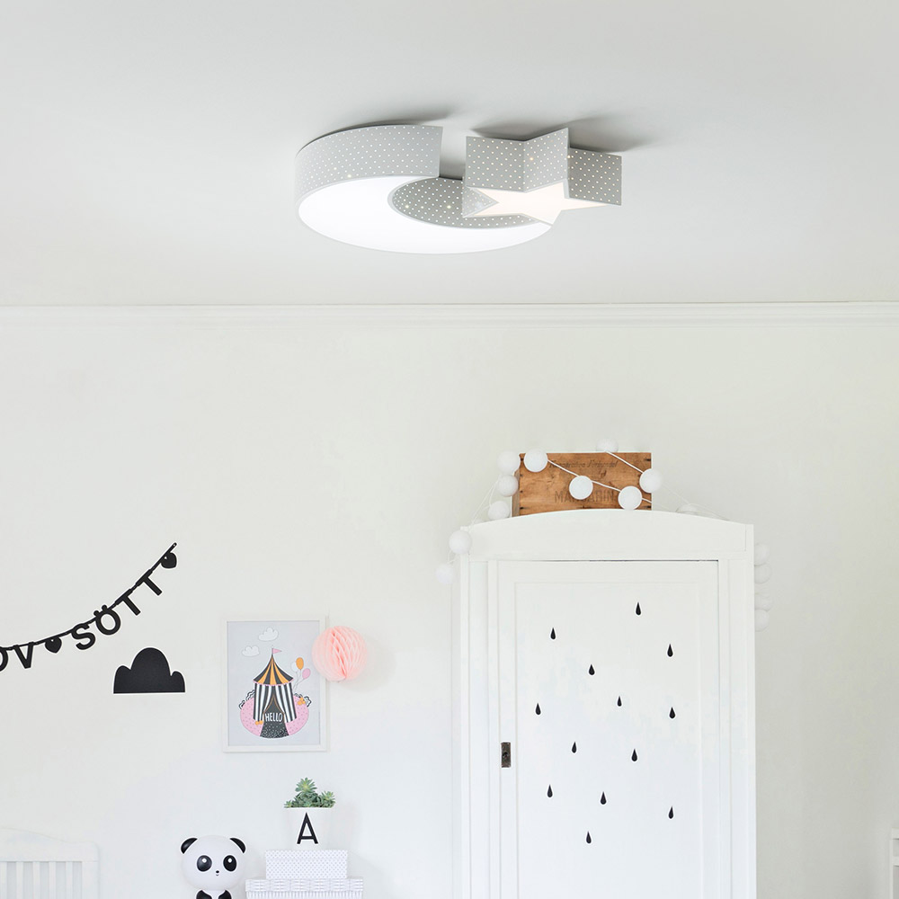 LED 문스타 아이방등 50W 화이트 천장조명 - 상세 이미지 4