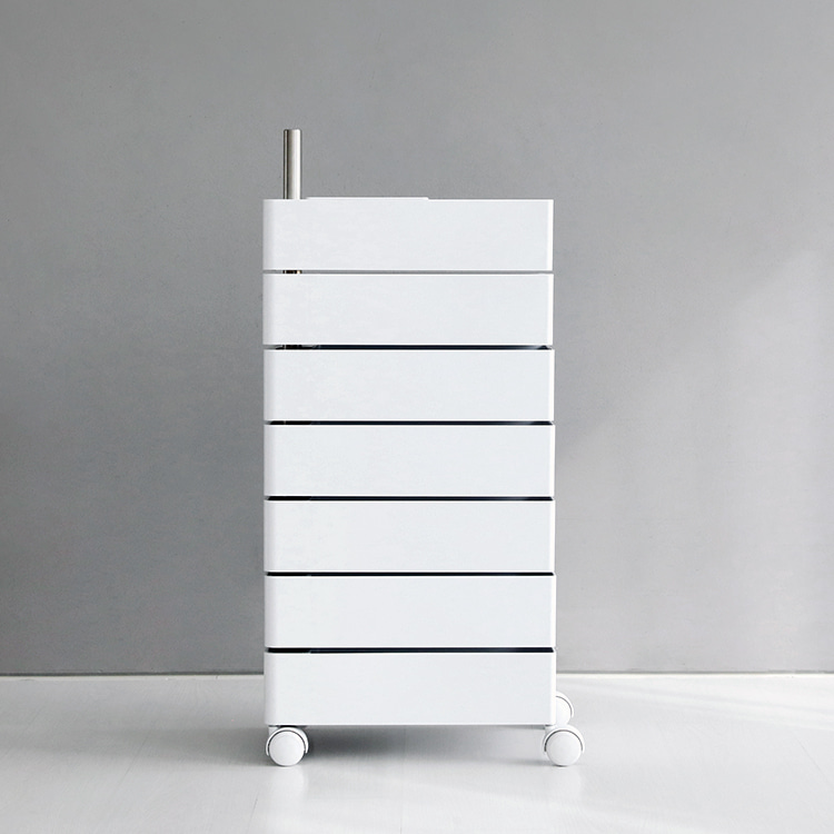 빙그리 회전서랍 트롤리 7단 화이트 5753.2681