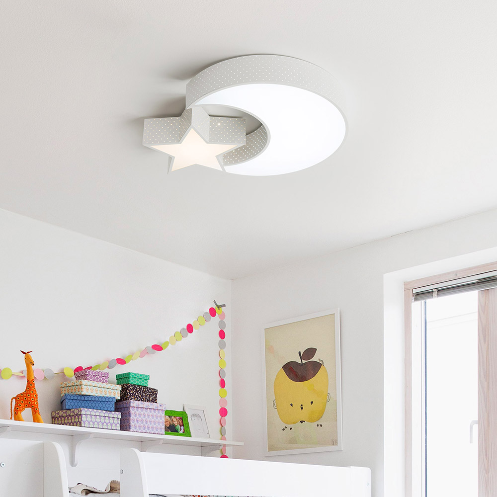 LED 문스타 아이방등 50W 화이트 천장조명 - 상세 이미지 3