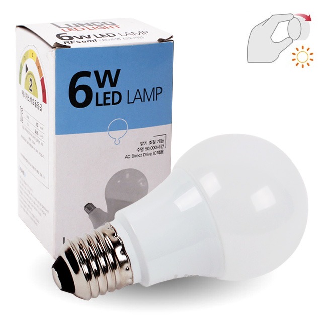 LED 디밍 전구 밝기조절 조광 램프 알에프세미 6W, 전구색 솔직 후기 | 실제 배치 사진 포함 - 대표 이미지