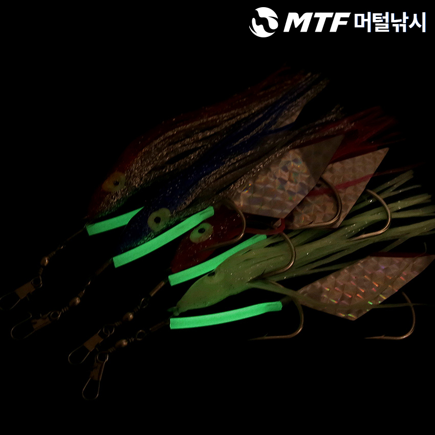 백경 대구 만쿨 채비 BK-888 더블 훅 낚시바늘 - 상세 이미지 4