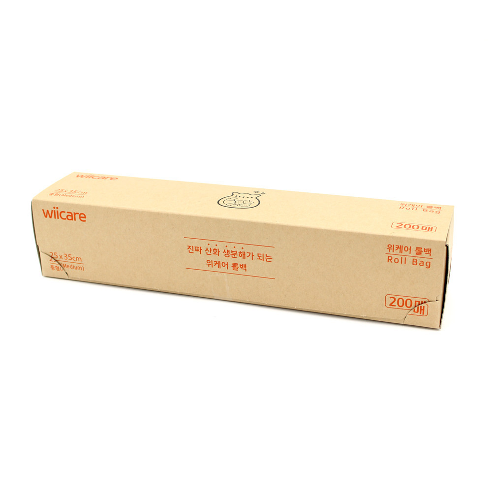 산화 생분해 롤백 중형 200매 위케어 비닐봉투 크린백 - 상세 이미지 2