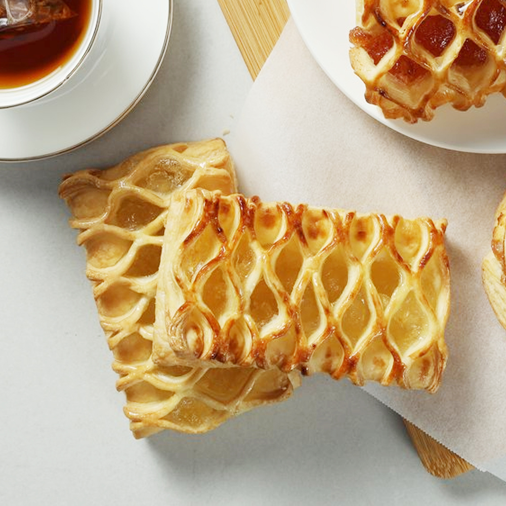 서브큐 애플파이 75g 10개입 냉동생지 사과파이 아이간식 간편완성