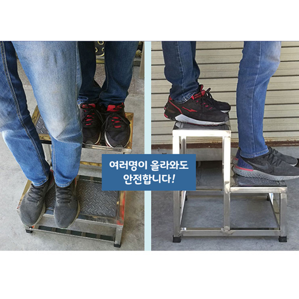 이동식 발판 사다리 간이 계단 발판 계단식 작업 안전사다리 1단 이미지 3