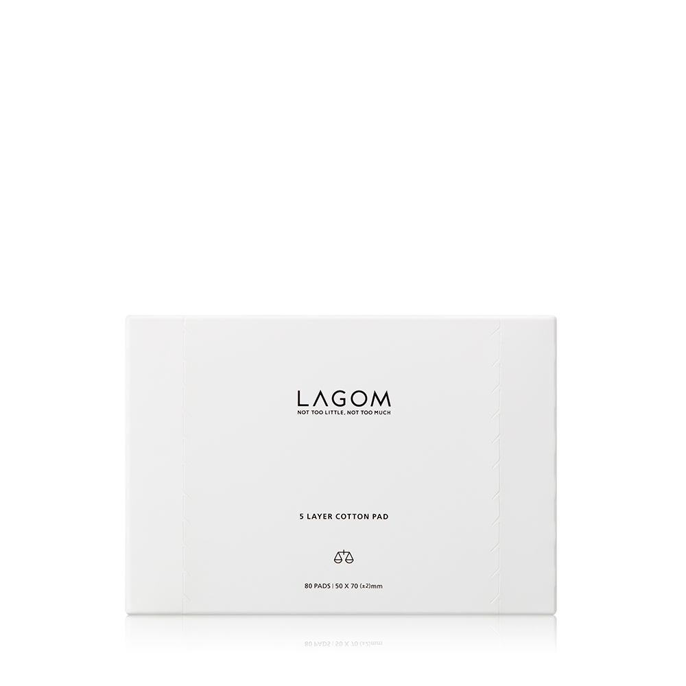 라곰 5겹 화장솜 순면 80매 제품 이미지