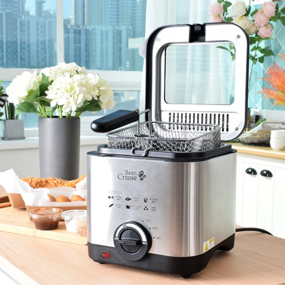 스텐 가정용전기튀김기 소형튀김기 미니튀김기 