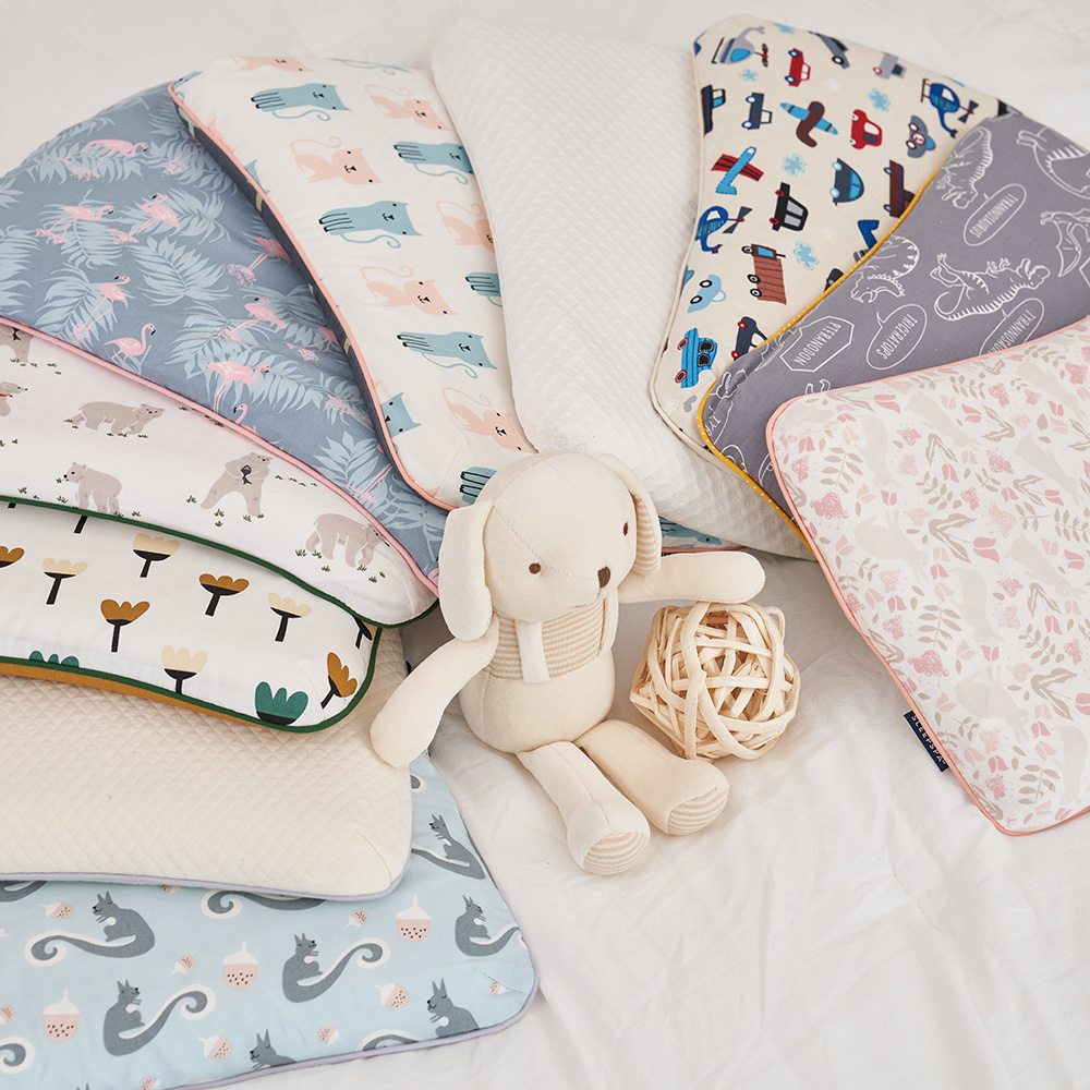 베이비클라우드 넓고 편안한 아기 라텍스 베개