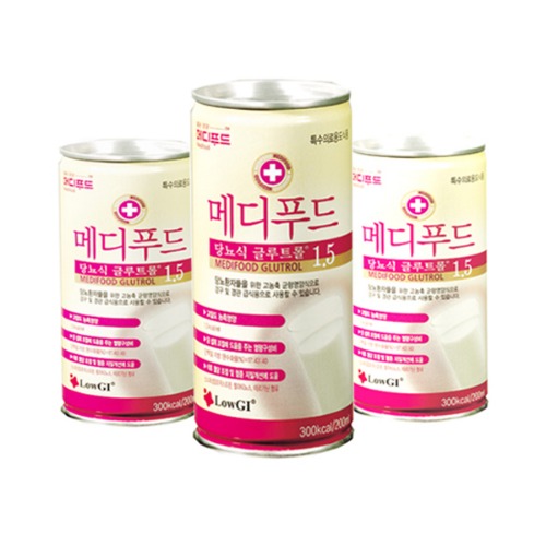 메디푸드 당뇨식 글루트롤1.5 200ml x 30캔 환자 영양식 환자식 식사대용 - 상품 이미지