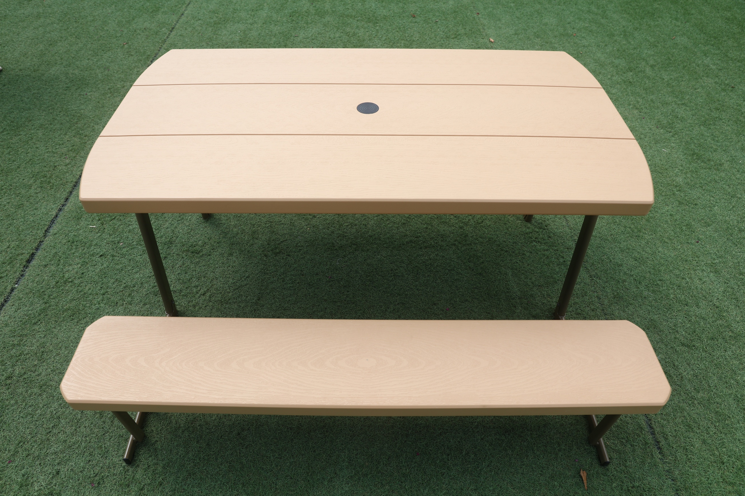 스마트가든테이블 1380 피크닉 야외테이블 파라솔테이블 야외용 접이식 분리형