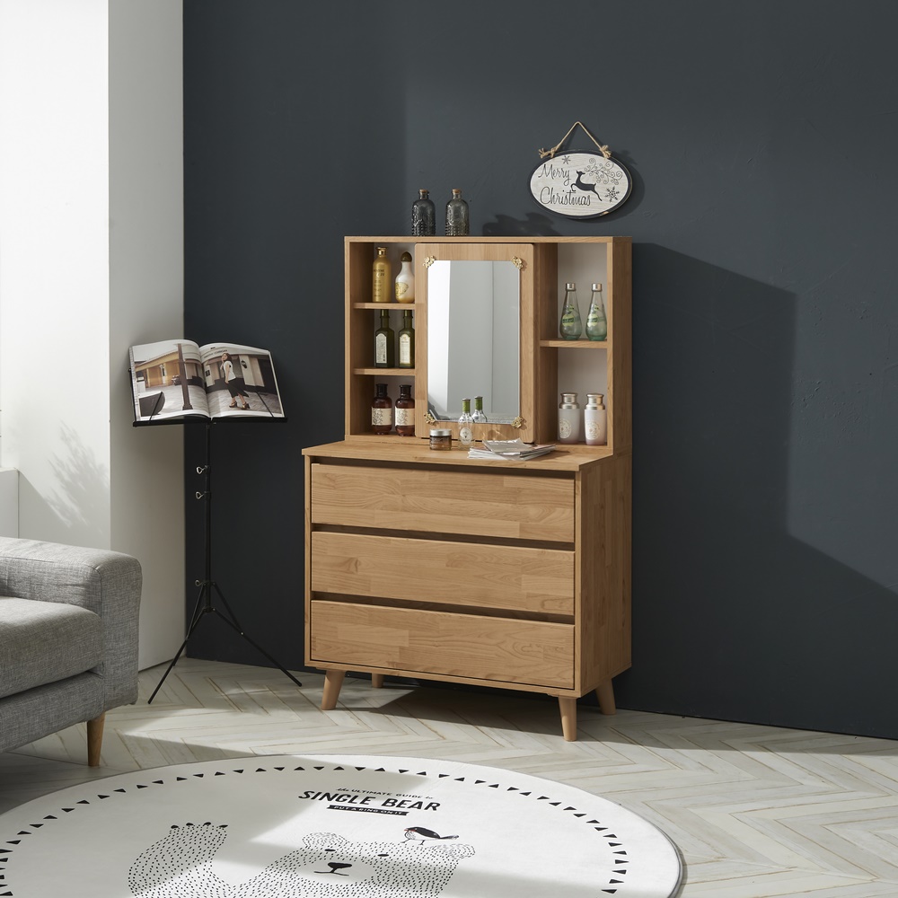 화장대서랍장 화장대겸책상 서랍형 수납 안방 입식 화장대