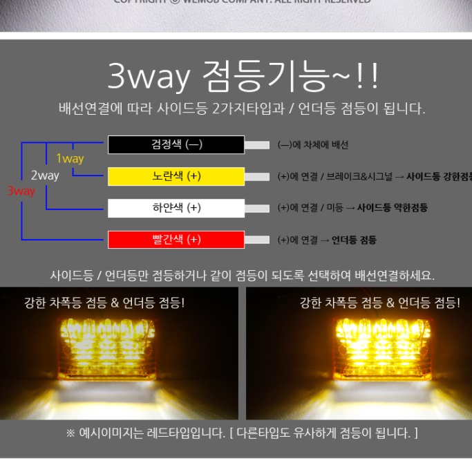 24v 화물차 차폭등 화물차 led 등 탑차 보조 사이드 경광 엘이디 전구 버스 노면등 - 상세 이미지 4