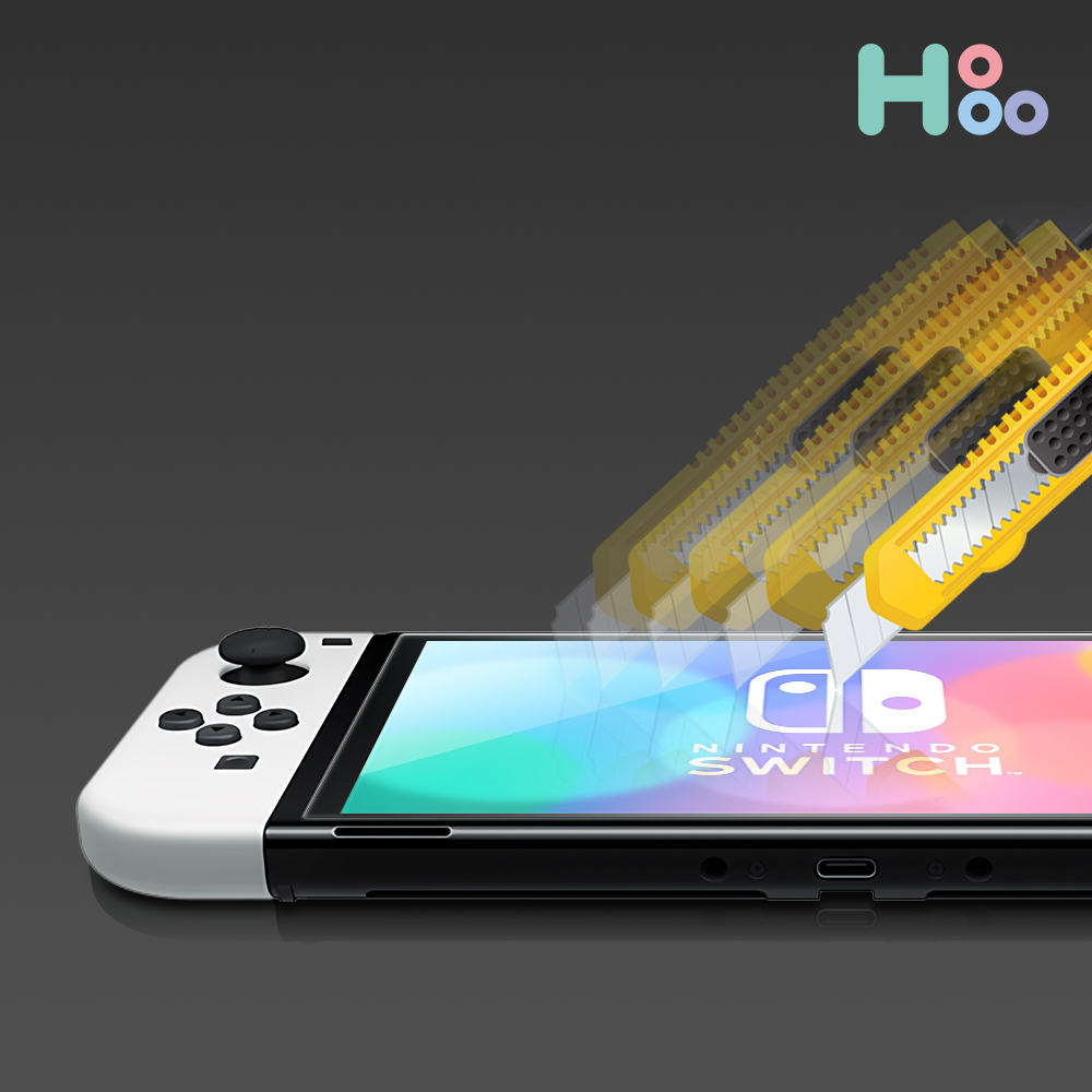 호후 닌텐도스위치 강화유리 액정 보호필름(2매) 게임 악세서리