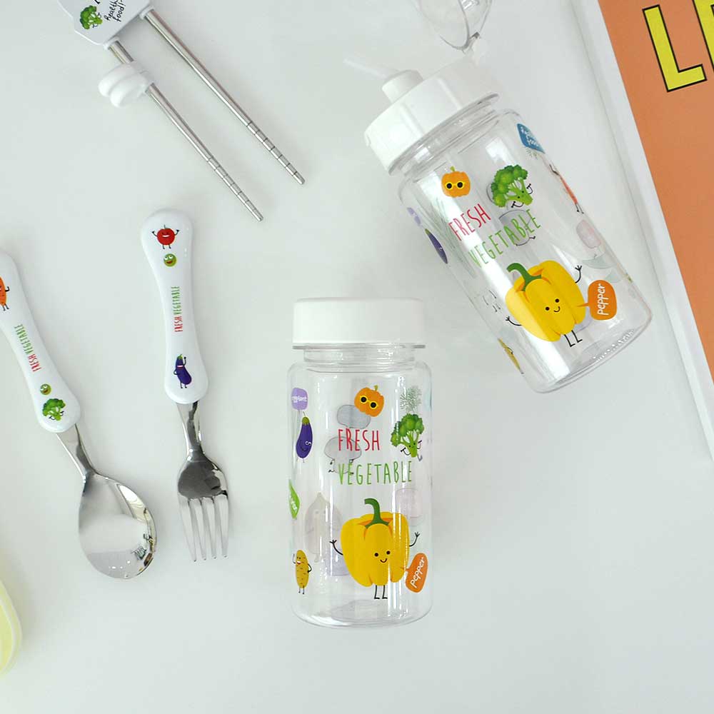 팜스토리 물병 350ml 유아 아동 캐릭터 유치원 어린이집 소풍 준비물 나들이 물통 - 상품 이미지