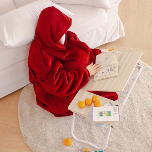감성 집순이후드담요 극세사 플란넬 밍크담요 입는이불 캠핑 후드블랭킷 대표 이미지