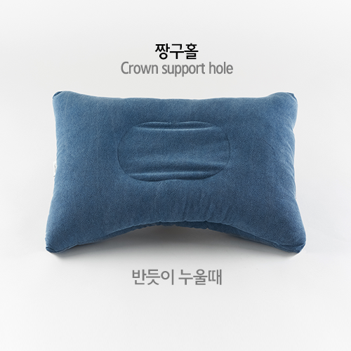 코튼샤워 어린이 스마트 통세탁 기능성 경추 베개  세균 전자파케어 거북목 키즈 주니어 짱구 초등 - 상세 이미지 5