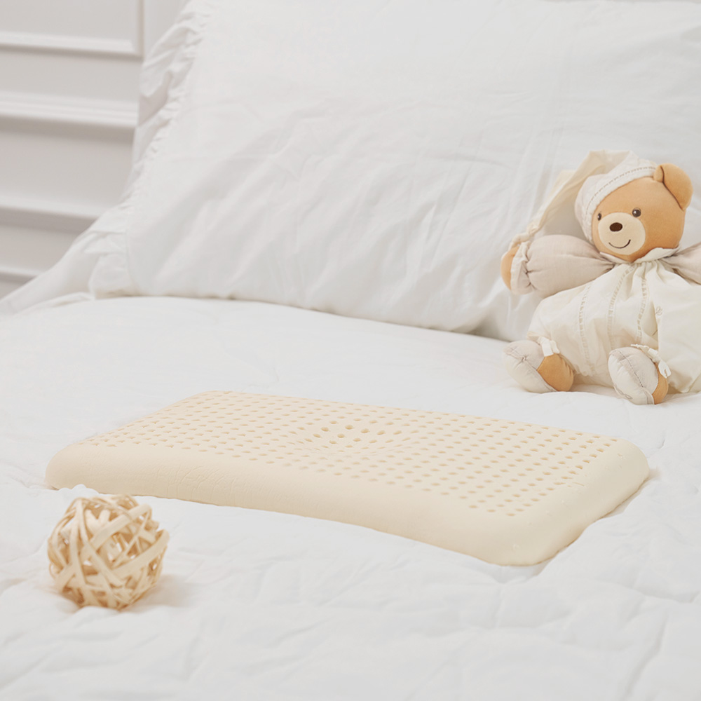 베이비클라우드 넓고 편안한 아기 라텍스 베개